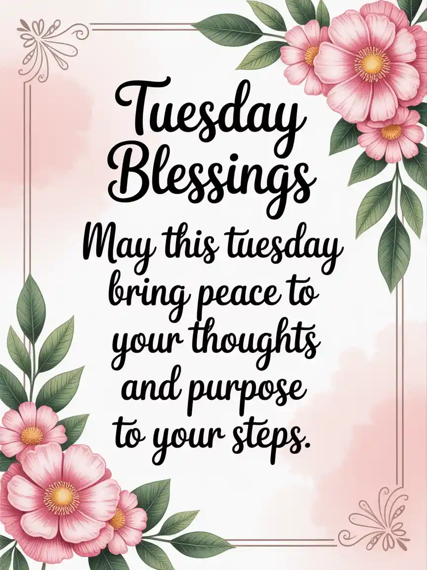 65+ Tuesday Blessings to Start Your Day with Peace, Faith, and Gratitude