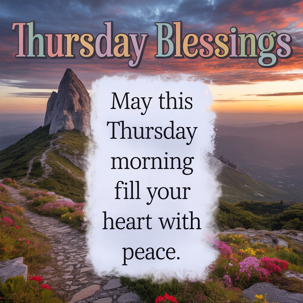 100+ Happy Thursday Blessings to Text or Post