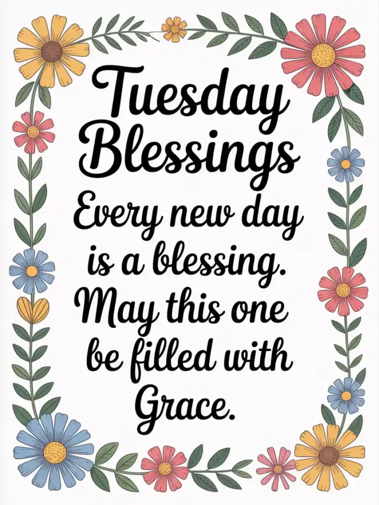 65+ Tuesday Blessings to Start Your Day with Peace, Faith, and Gratitude