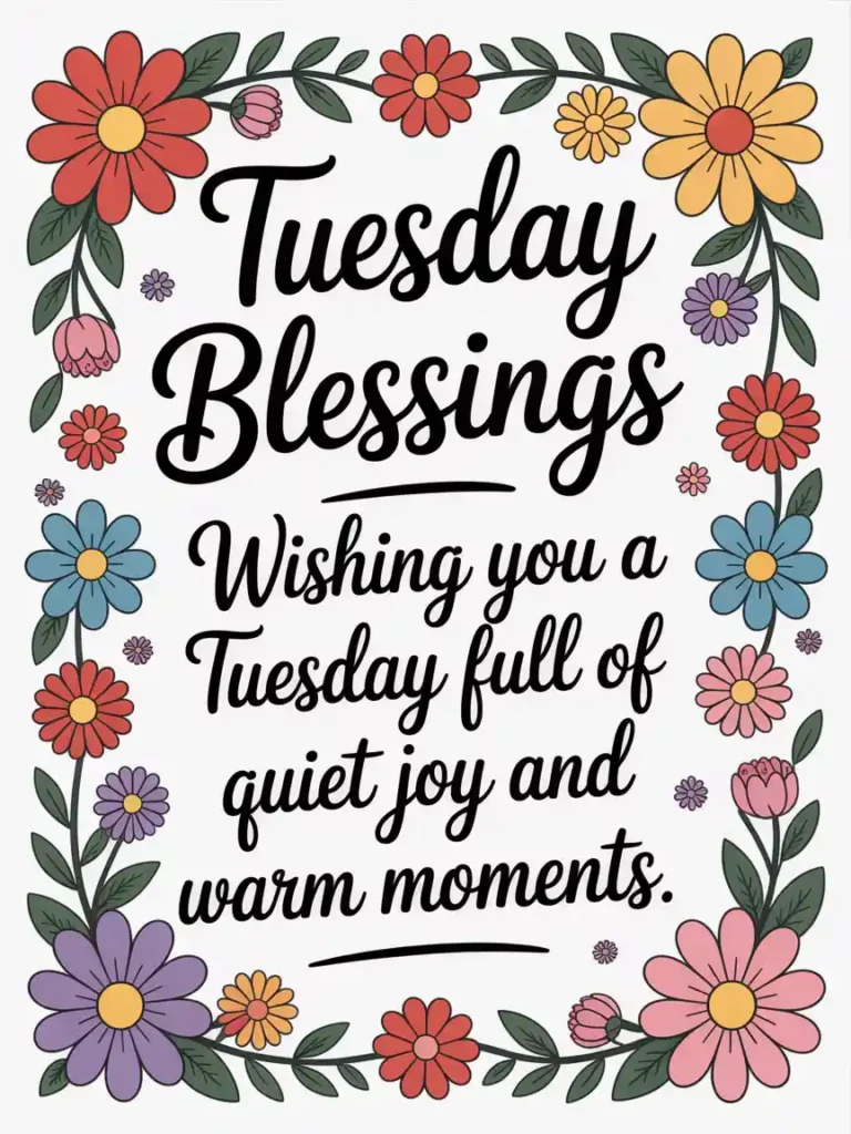 Heartfelt Tuesday Wishes for Friends and Family
