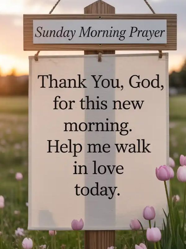 150+ Sunday Morning Prayers, Blessings, and Verses