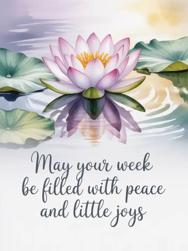 Gentle Wishes to Say or Send for a Blessed Week