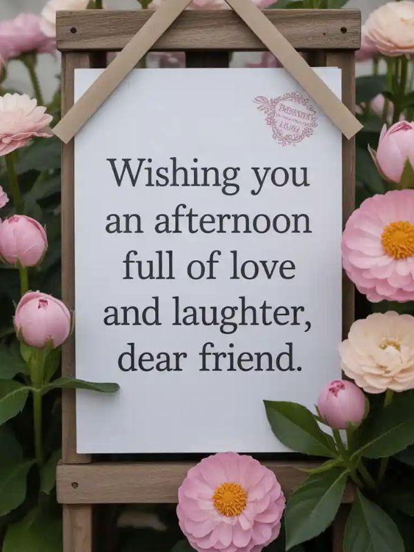 Good Afternoon Blessings for Friends and Family