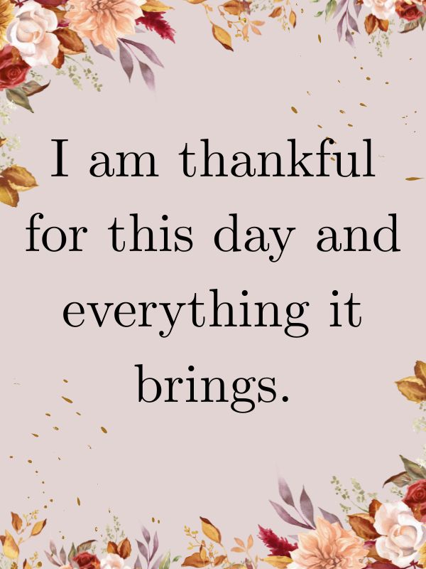 Good Morning Affirmations for Gratitude and Joy