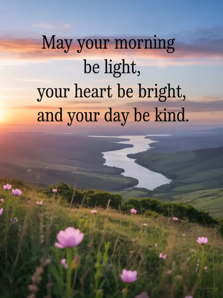 Simple Good Morning Blessings for Starting your Day