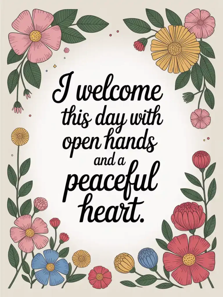 Affirmations and Blessings for a Positive Mindset
