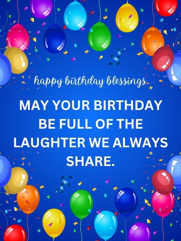 Happy Birthday Blessings for Friends