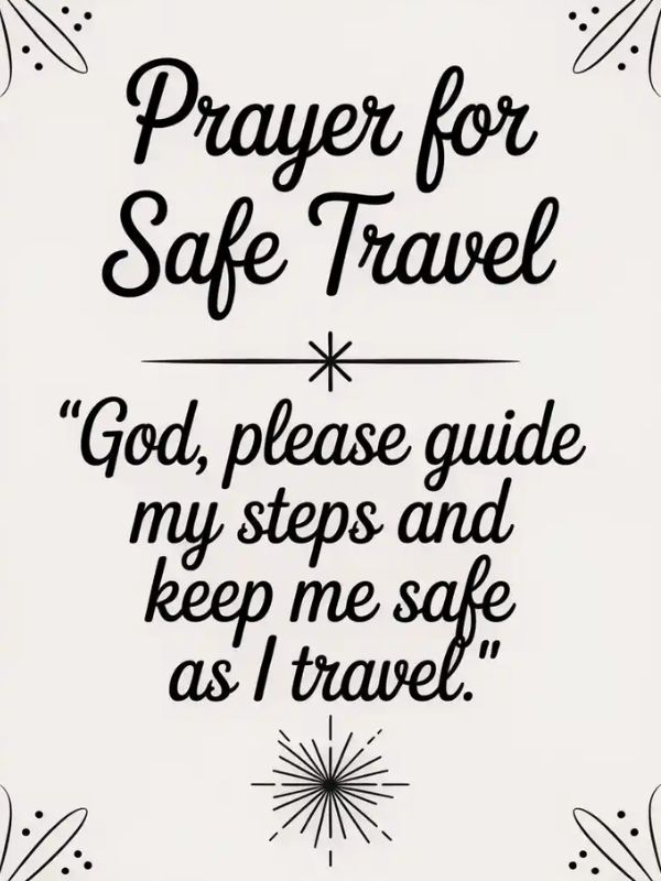 Prayer for Safe Travel – Comforting Words for Every Journey