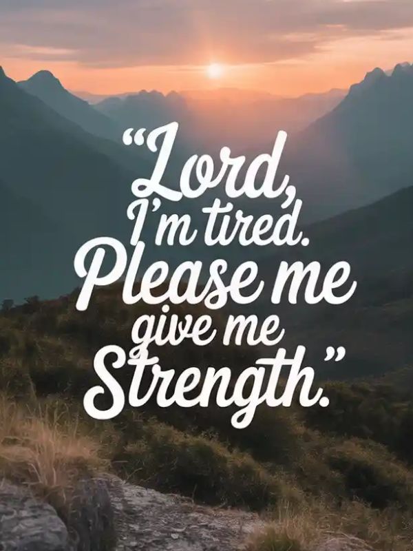short morning prayer for strength