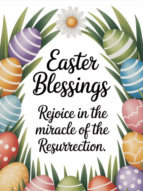 religious easter blessings
easter blessings message