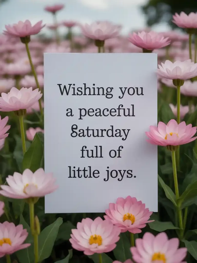 Honest Saturday Wishes to Share