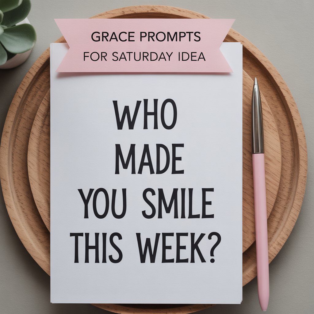 Grace Prompts for Saturday Idea