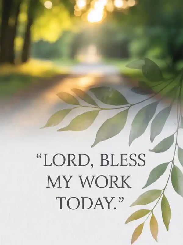 short morning prayer for school