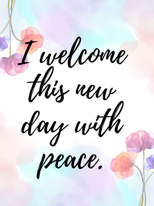 Simple Good Morning Affirmations to Start Your Day Calm