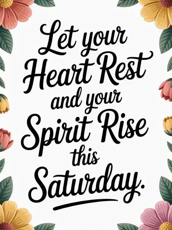 Spiritual and Soulful Saturday Quotes