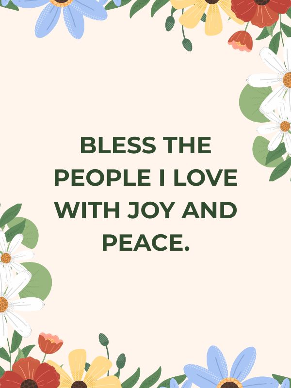 Sunday Prayer for Family and Loved Ones