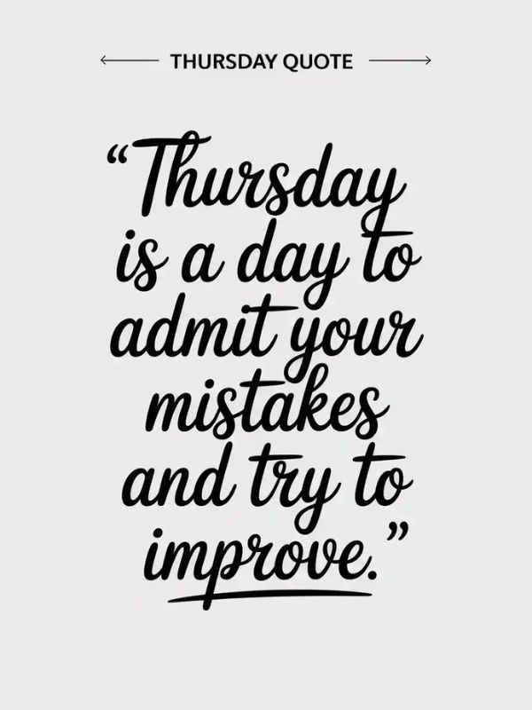 110+ Motivational Thursday Quotes 