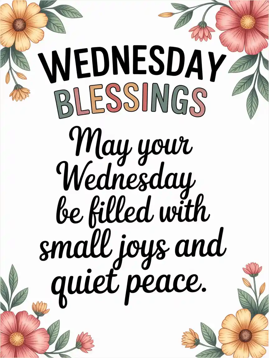 100+ Wednesday Blessings to Glow Your Midweek