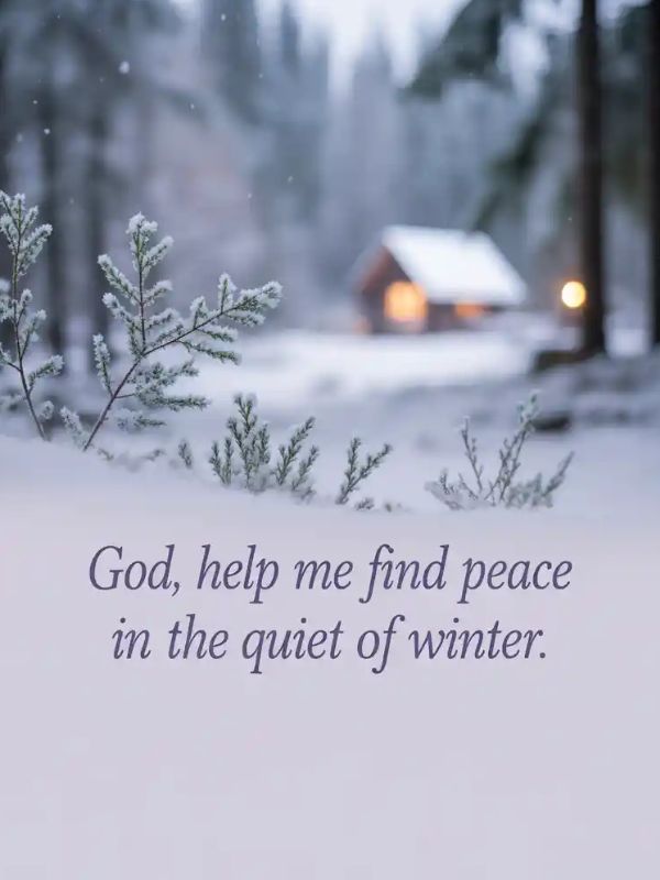 Winter Prayers for Peace and Strength