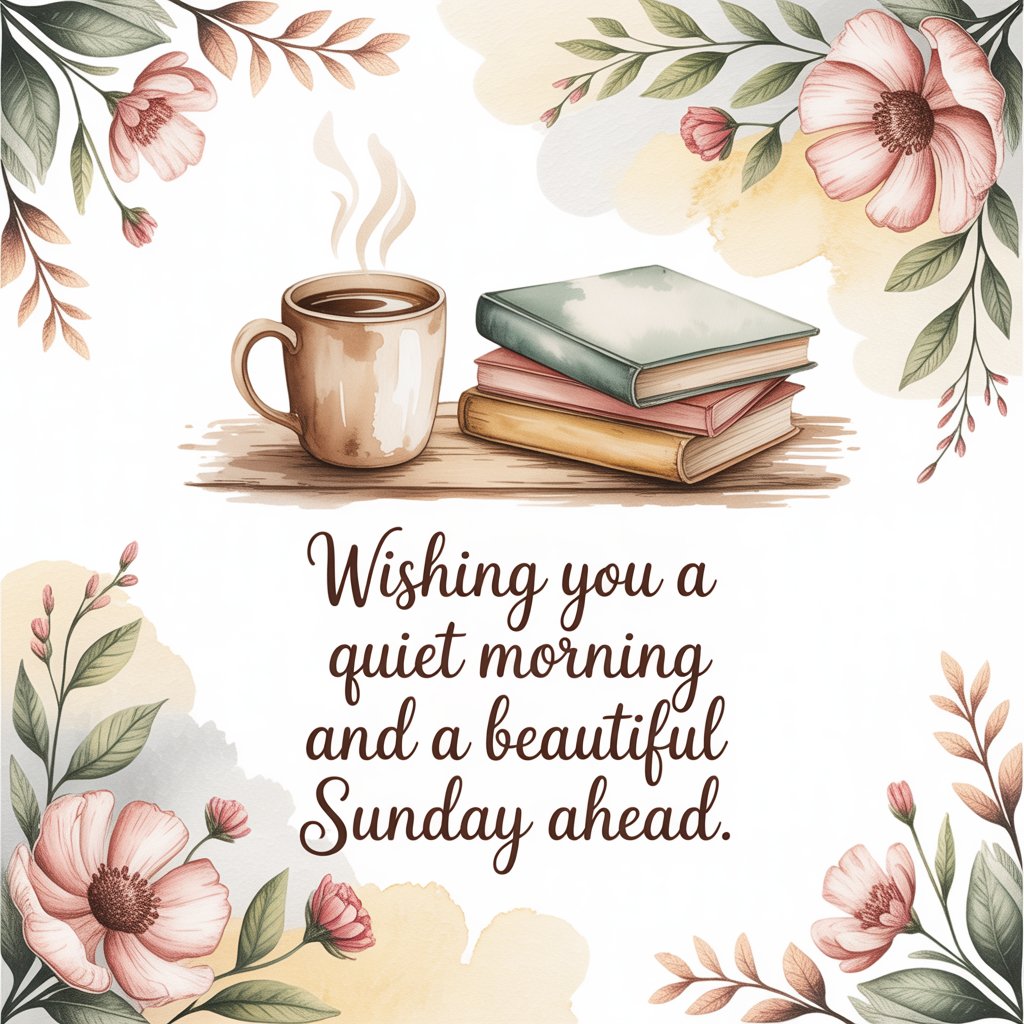 Peaceful, Good Morning and Good Sunday Wishes