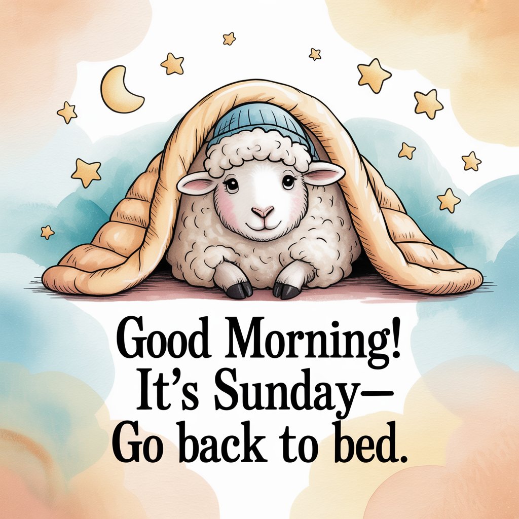 Funny and Lighthearted Sunday Morning Messages