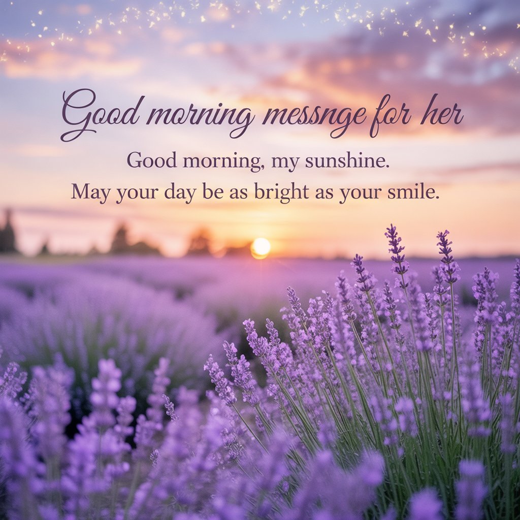 Good Morning Message for Her: 100+ Sweet, Romantic & Loving Texts