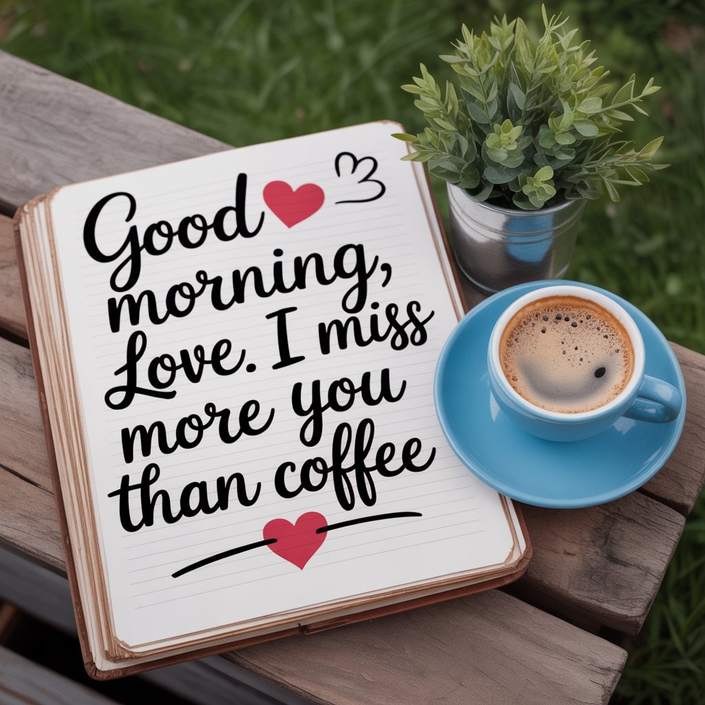 long distance good morning message for her