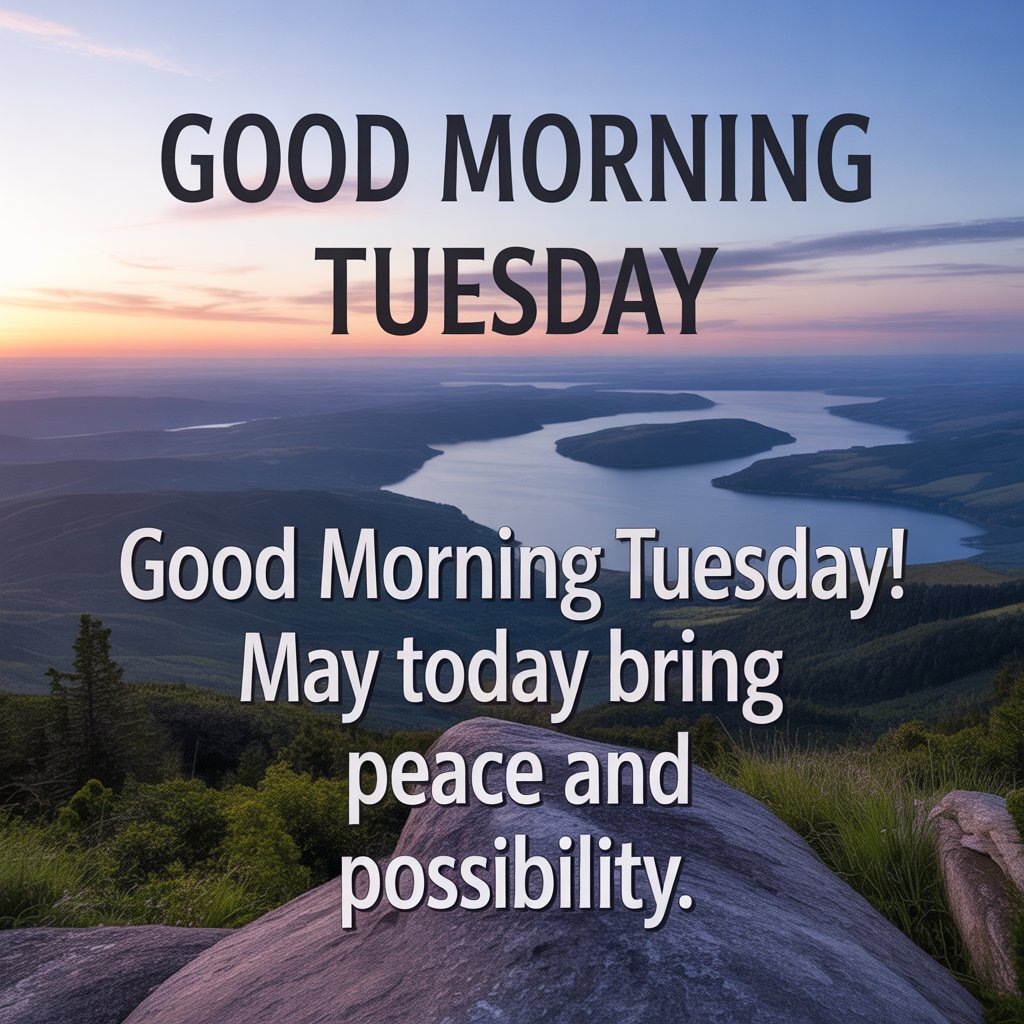 good morning tuesday