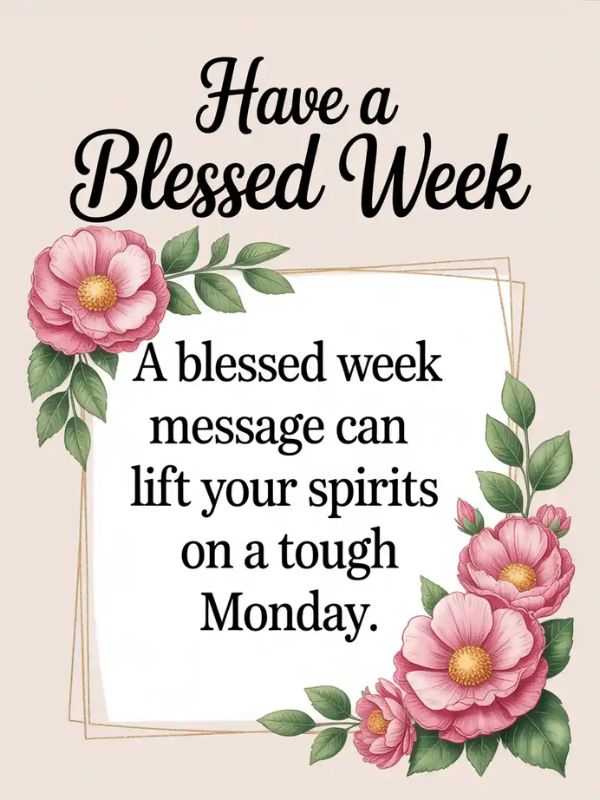 120+ Have a Blessed Week Quotes and Lines