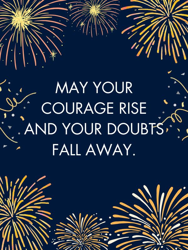 inspirational new year blessings