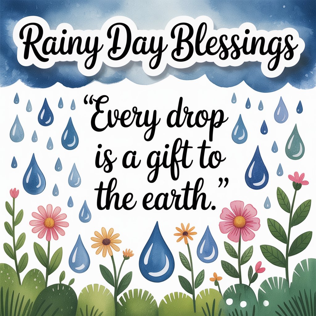 70+ Rainy Day Blessings to Share with Others