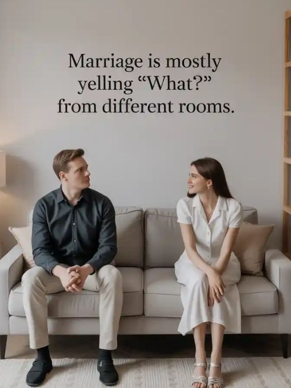 Sarcastic Marriage Quotes for a Playful Twist