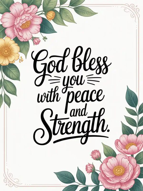 Short and Simple “May God Bless You” Quotes