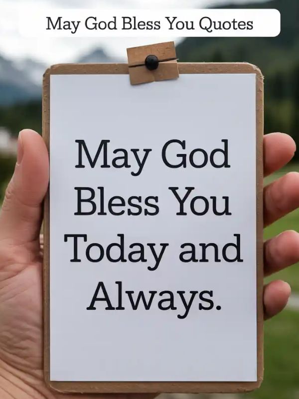 200+ May God Bless You Quotes, Sayings, and Blessings