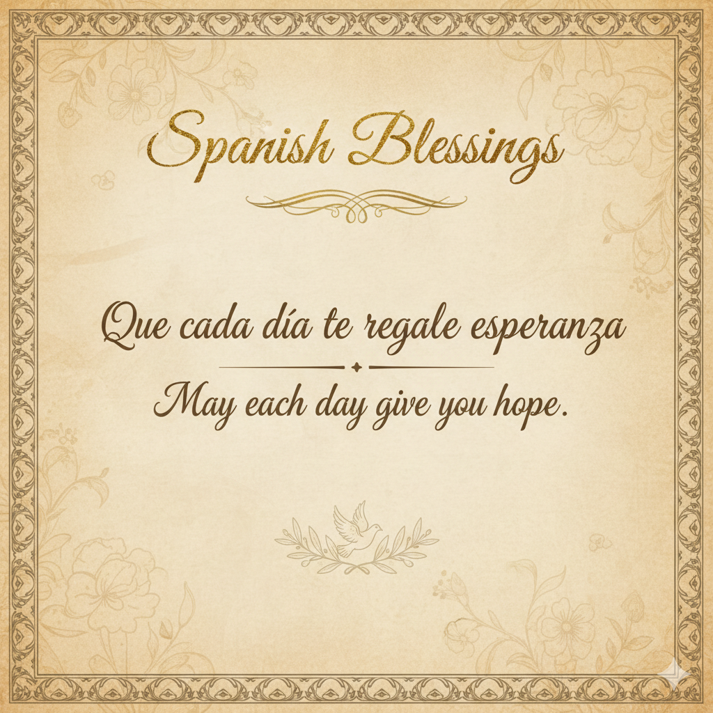 spanish Blessings