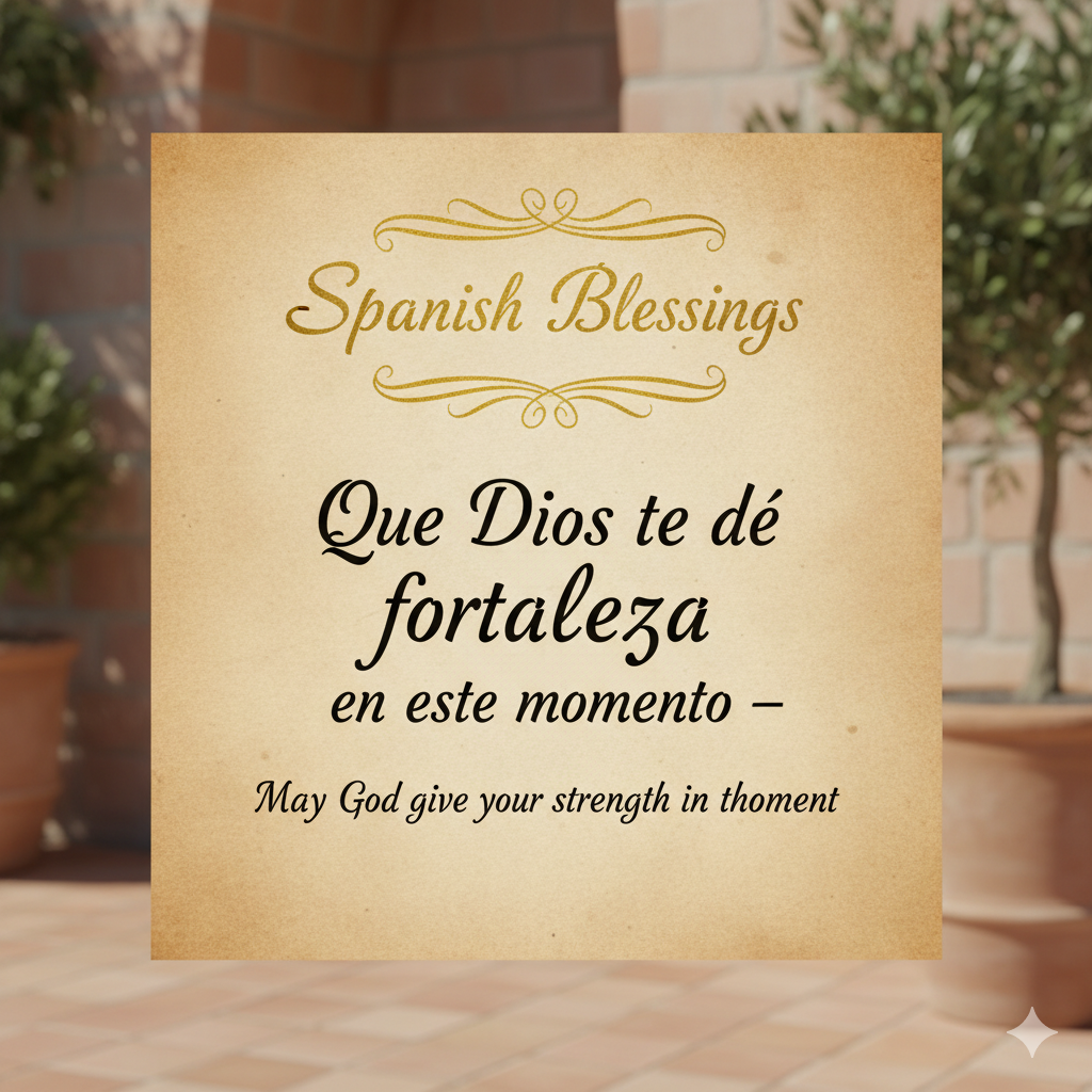 spanish Blessings