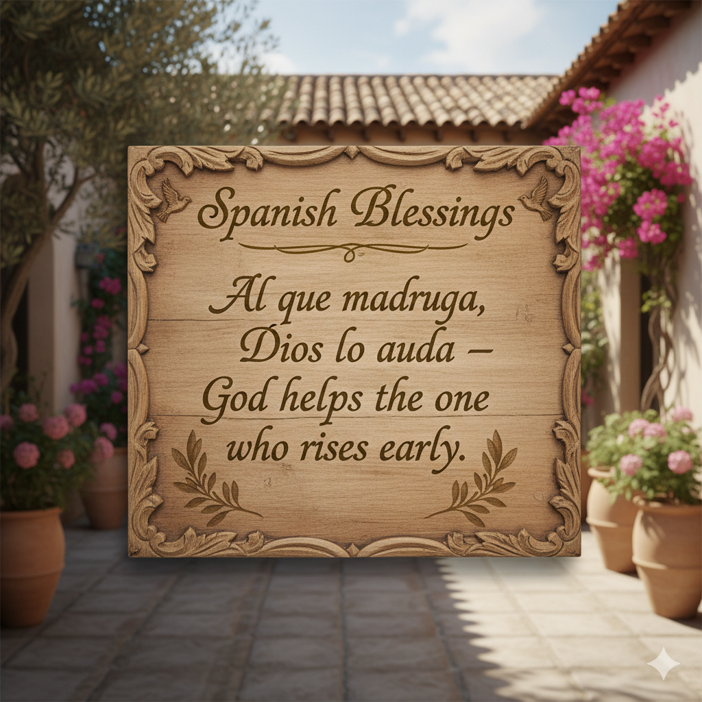 spanish Blessings Sayings